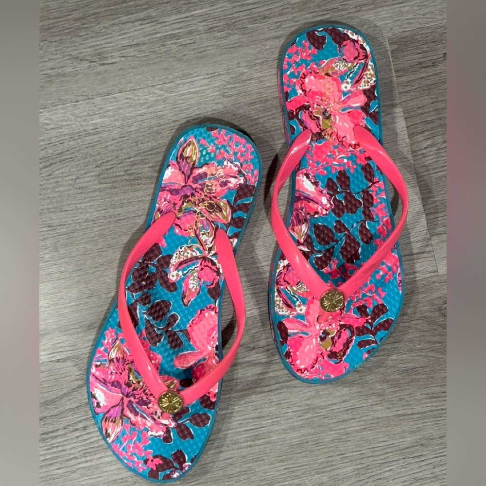 Lilly Pulitzer Flip Flops